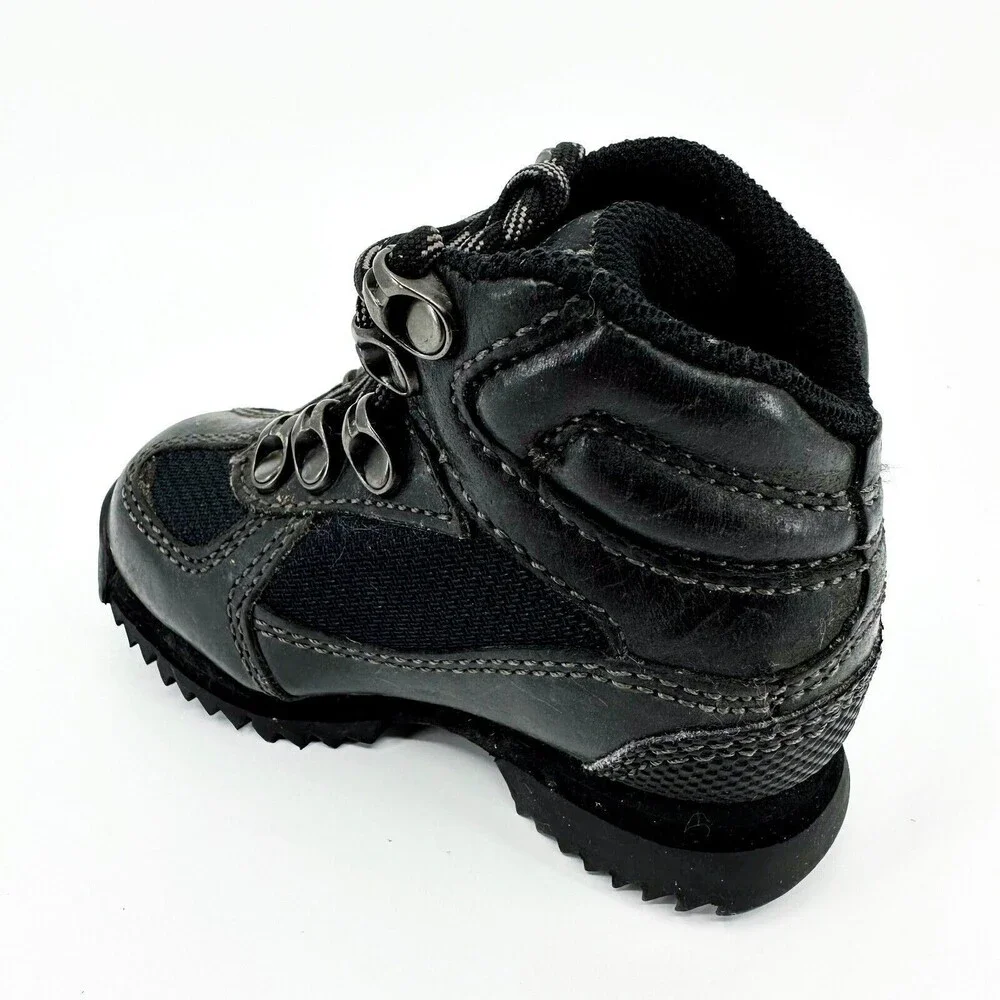 Timberland Toddlers 2.0 Euro Hiker Black Noir Size 4 Boots 57809